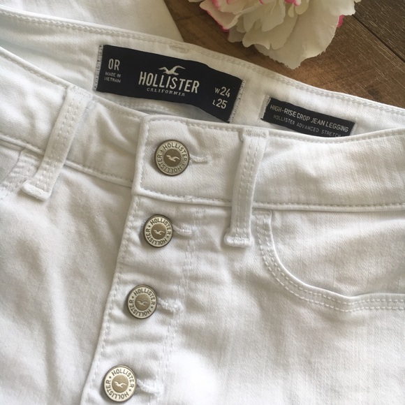 hollister high rise crop jean leggings